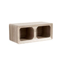 Modern Minimalist Two-Compartment Wooden Storage Unit
