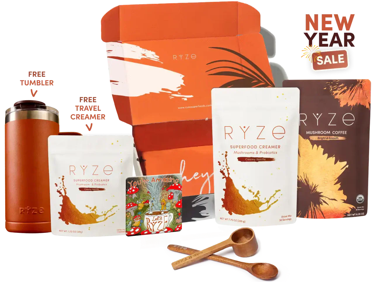 RYZE n Shine Bundle (Coffee + Creamer) 2h k2 3n